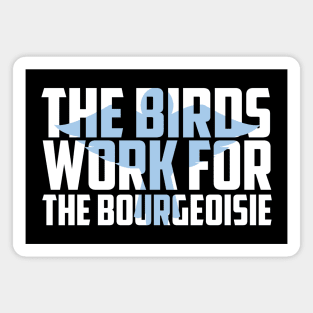 The Birds Work for the Bourgeoisie Gift Idea Magnet